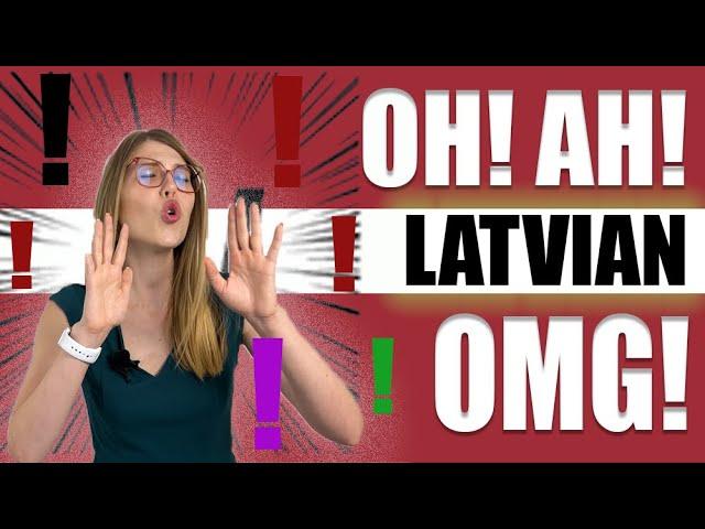 Short, Versatile, Exclamation words - Easy and Effective | IRREGULAR LATVIAN LESSON