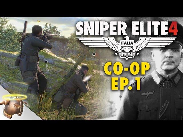 SNIPER ELITE 4: Campaign CO-OP EPISODE 1 - SAN CELINI (Elite Difficulty) | RangerDave