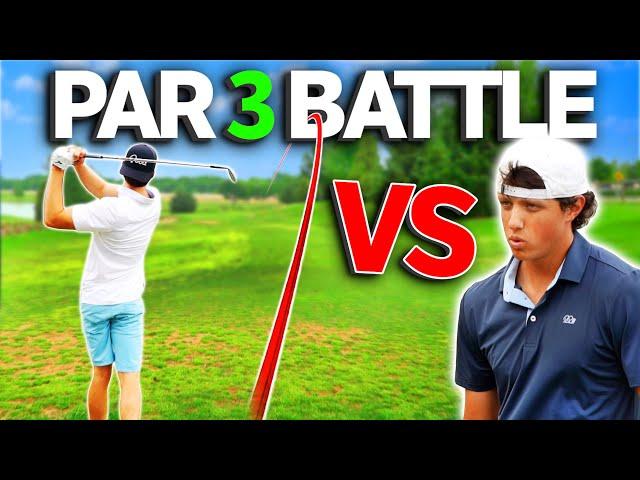 GM Golf | Crazy Par 3 Golf Course Match | Grant VS Garrett