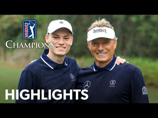 Bernhard and Jason Langer’s winning highlights from PNC Championship | 2023