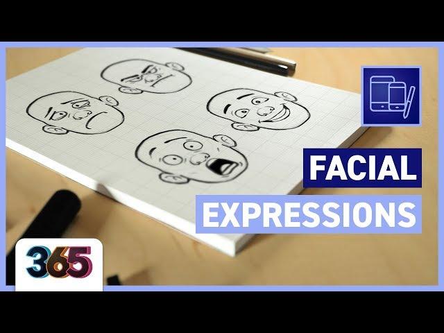 Facial Expressions | Drawing Tutorial #356/365