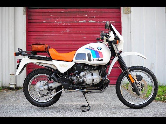 1988 BMW R100GS cold start