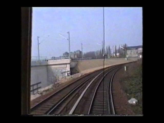 Historische Fahrt in der S10 (Typ ET 165) in Berlin von 04/95 Teil 1
