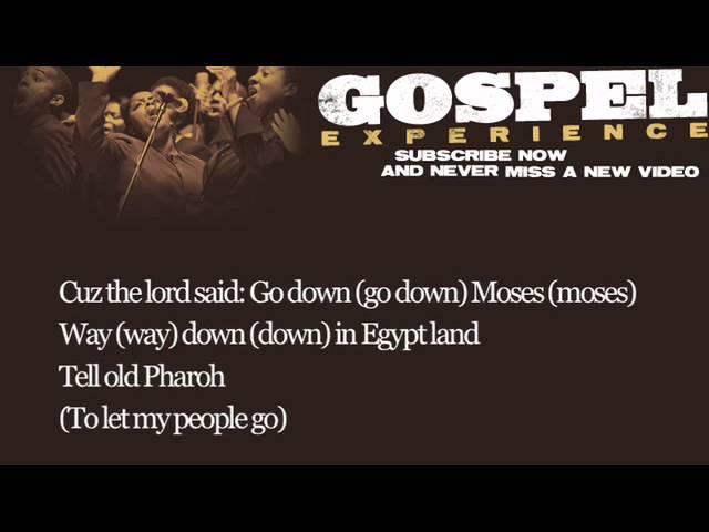 Louis Armstrong - Go Down Moses (Lyrics)