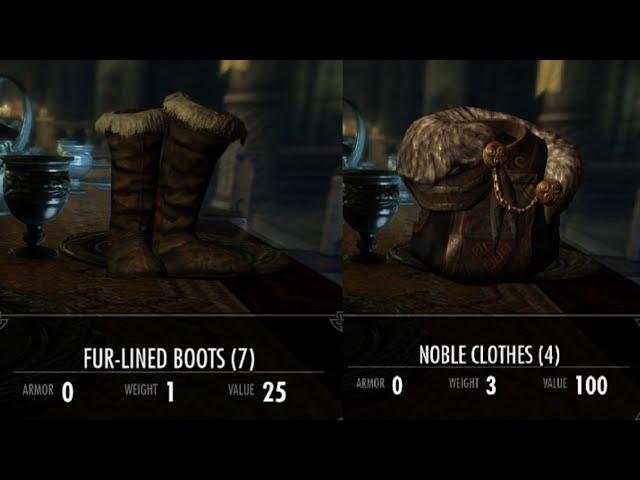 An Infinite Supply of Extremely Rare Noble Clothes and Fur-Lined Boots