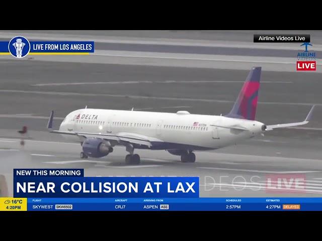 LAX near crash of Jet carrying Gonzaga men's basketball team | VIDEO