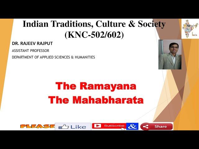 Life Lessons from the Ramayana and the Mahabharata | KNC502 | KNC602 | AKTU