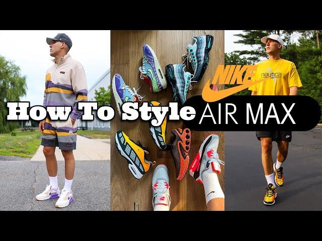 How To Style Nike Air Max DN, 90, 95, Plus, SNDR Sneakers - On Feet Outfits