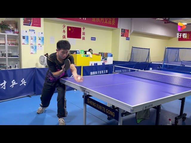 发急下旋球 Table tennis service: fast underspin