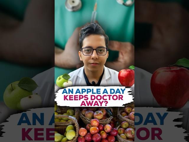 Apple a Day Keeps Doctor Away ? | Dt.Bhawesh | #diettubeindia #dietitian #fruit #shorts