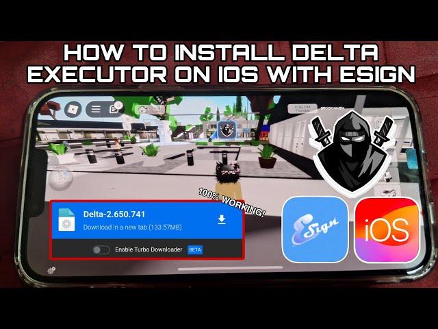 How To Install Delta Executor On iOS New Update | Version 650 | Official Delta Executor Download