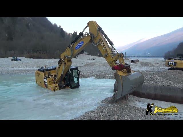 CATERPILLAR 336D 323F EXCAVATORS Wading Building