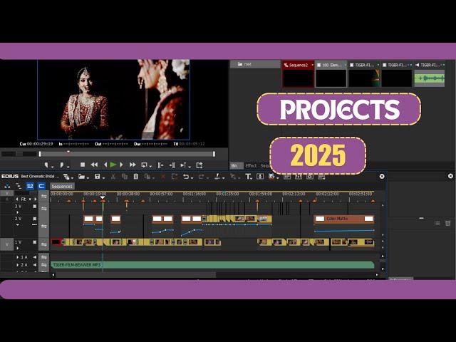 Edius Best Wedding Cinematic Projects Free Download-Edius New Song Projects Free Download