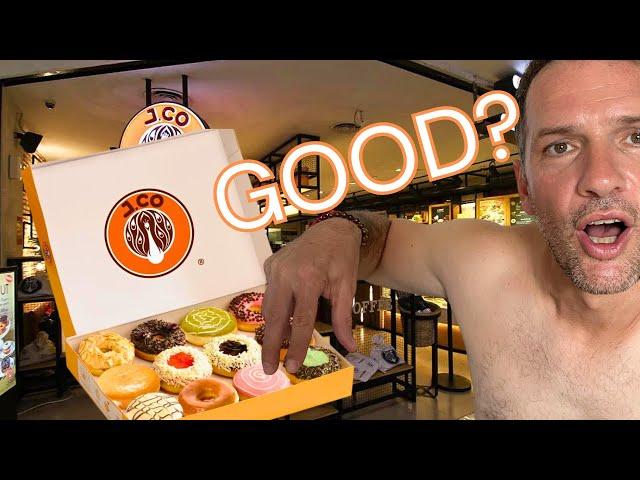 First Time Trying J.CO DONUTS in Indonesia  BEST DONUTS in the World?  #jakarta