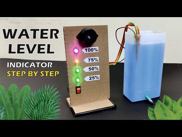 Water Level Indicator Project Class-9th to 12th #science Project Step by step 