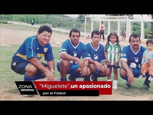 'Miguelete', un apasionado por el fútbol