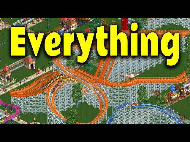 I built a theme park with EVERYTHING in RollerCoaster Tycoon 2