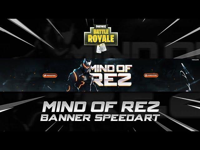 'MindOfRez' - Fortnite YouTube Banner Speedart