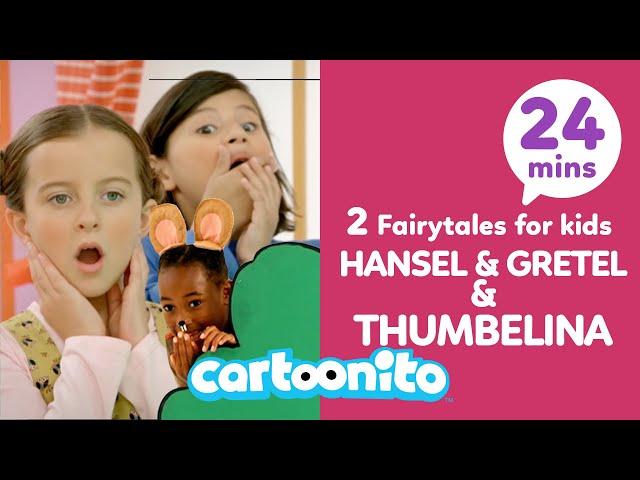 Hansel and Gretel + Thumbelina  | 2 Fairytales For Kids | Cartoonito UK 