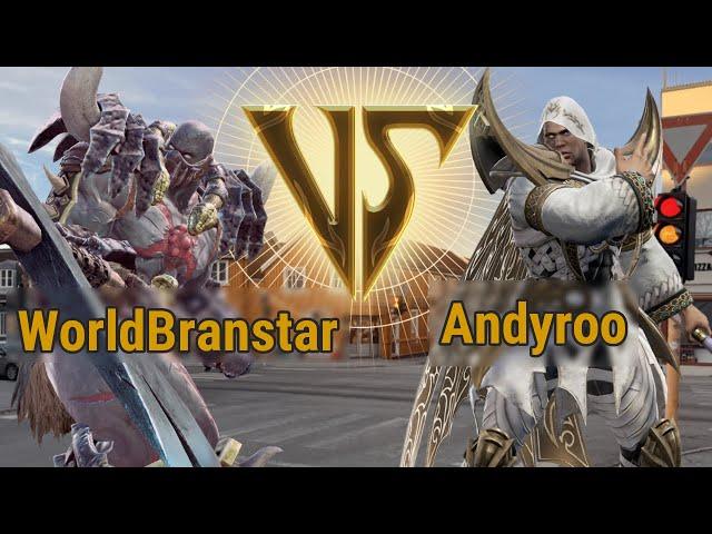 WorldBranstar (Astaroth) VS Andyroo (Zasalamel) | Soulcalibur VI