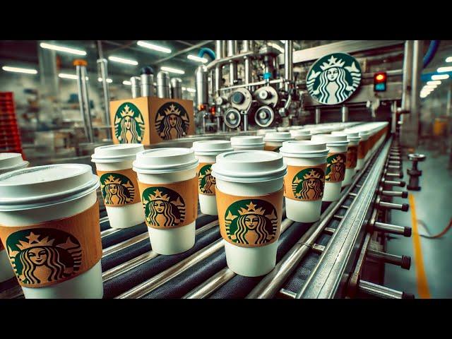 How Starbucks Coffee is Made in a Factory | Coffee Factory Process