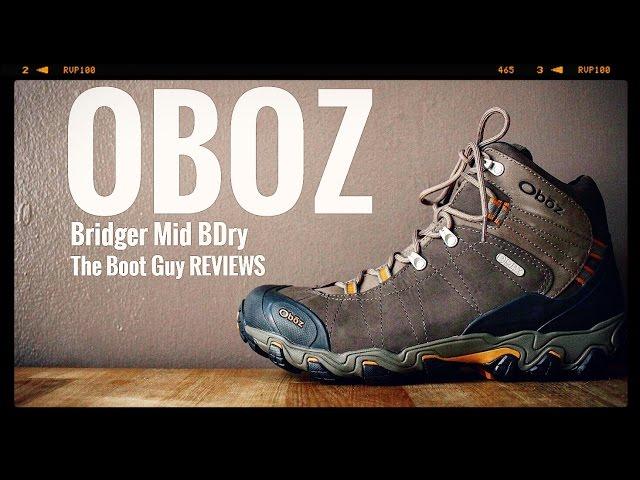 OBOZ Bridger Mid BDry Style No.22101 [ The Boot Guy Reviews ]