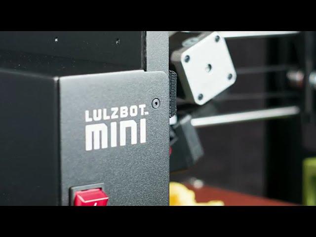 LulzBot Mini Desktop 3D Printer in Action