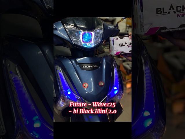 #future #wave125 Bi Black mini 2.0 #akshop #viral #trending #led