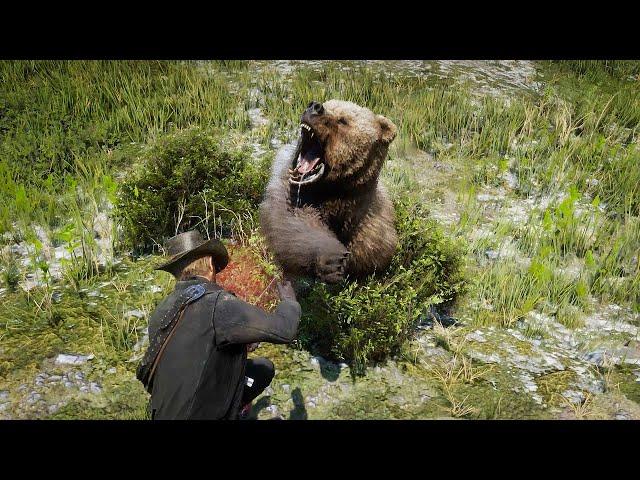 RDR 2 - Epic Animal Attacks & Ragdolls Compilation [Euphoria Physics]