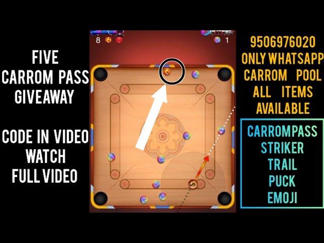 Free Carrom Pass and all indirect shoots free in this Video