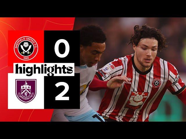 Sheffield United 0-2 Burnley | EFL Championship highlights