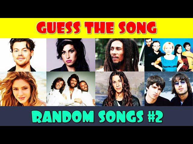 Guess the 50 Random Songs (Part 2) | Music Quiz