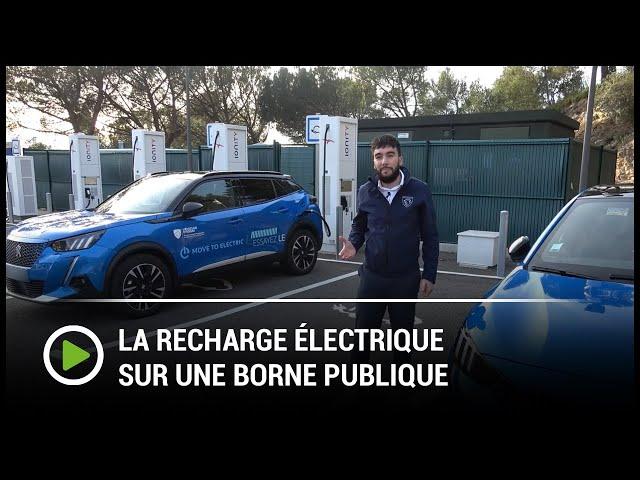 Comment recharger sa voiture électrique sur une borne publique ?