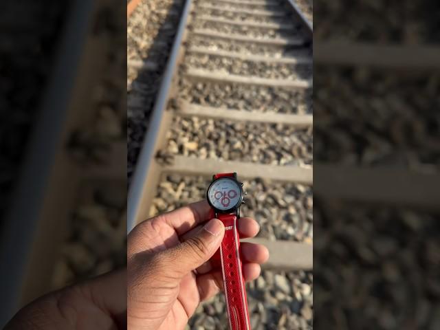 Train vs watch ⌚️ #train #viral #shorts #shortsfeed #trending #cartoon #watch #experiment