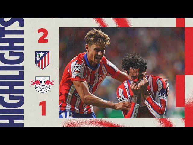 HIGHLIGHTS | Atlético de Madrid 2-1 RB Leipzig | MD 1 Champions League 2024/25