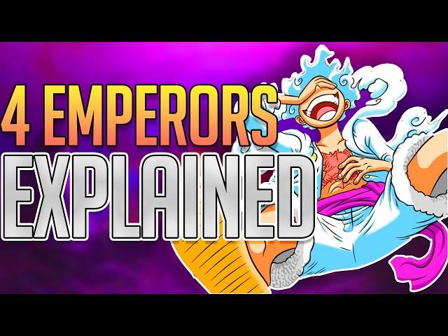 The Four Emperors Explained | One Piece