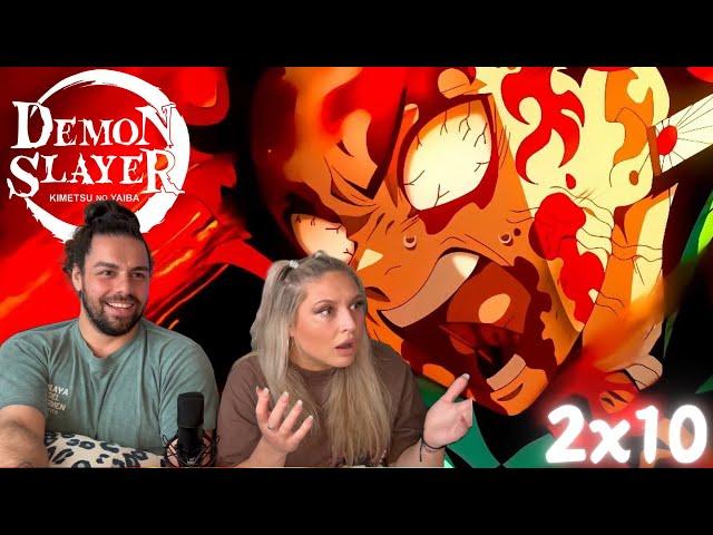 NEVER GIVE UP! | Demon Slayer 2x10 - Never Give Up!  Full Reaction | Deniz & Masha | [SUB]