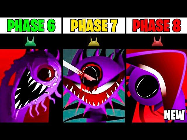 New Phase 6 VS Phase 7 VS Phase 8 in Incredibox Sprunki (New Mod)