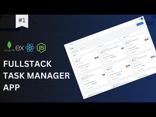 Fullstack/MERN Stack Task Manager App #1