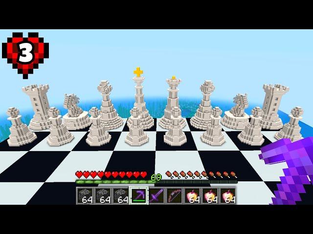 I Built The World's Largest Game Of Chess In Minecraft