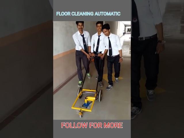 automatic  floor cleaner  mechanical project #mechanical #mechanicalprojects #sunrobotronics