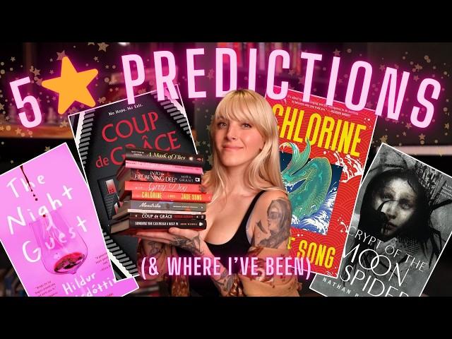 reading my horror 5 star predictions ⭐️ (I'm back! with a health update)