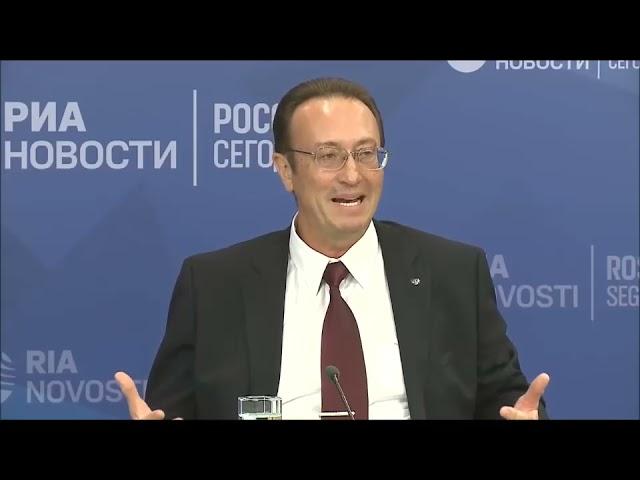 Космос без оружия | Владимир Ермаков | Пресс-конференция для "Россия сегодня", 25.09.2018, фрагмент