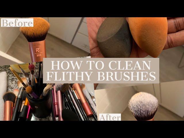 HOW TO CLEAN YOUR MAKEUP BRUSHES USING DIAL SOAP