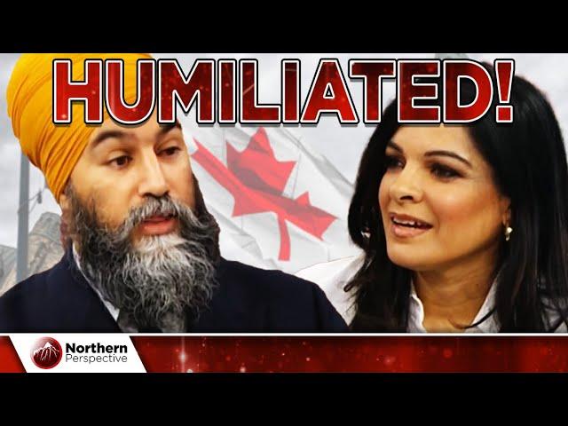 Jagmeet Singh gets SLAUGHTERED by Reporter That doesn't PUT UP with his NON ANSWERS!