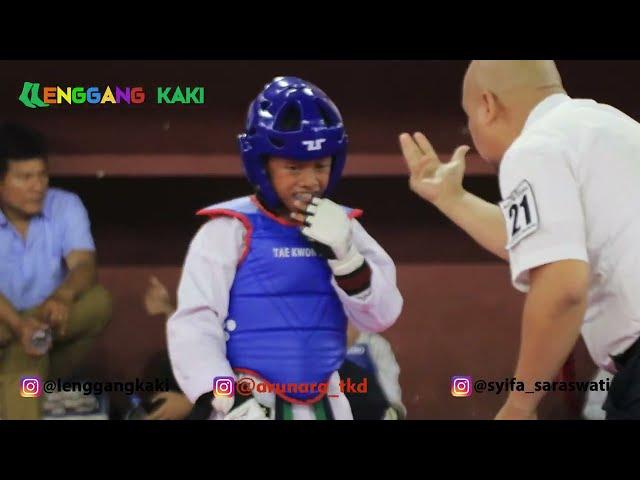 Sodok Kepala Terus Sampai Pusing, Pra Cadet Prestasi Liga Taekwondo DKI 5