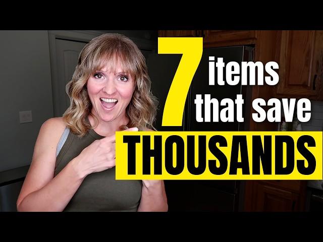 7 ITEMS THAT SAVE US THOUSANDS OF DOLLARS | LIVE BELOW YOUR MEANS | Old Fashioned Frugal Tips