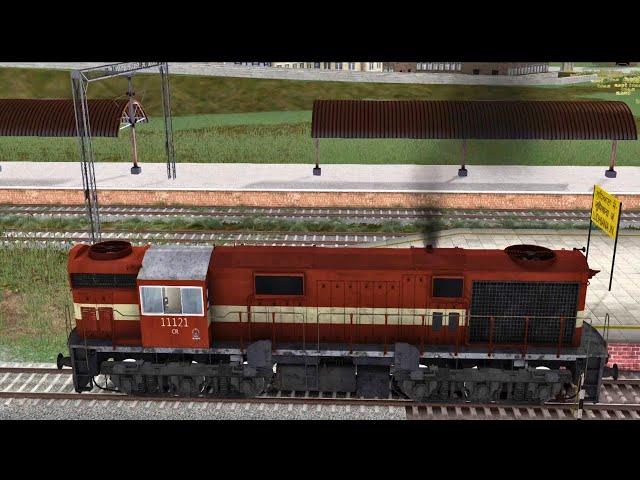 BS WDM 3D Diesel Engine Shunting Video | Fun Train Adventure