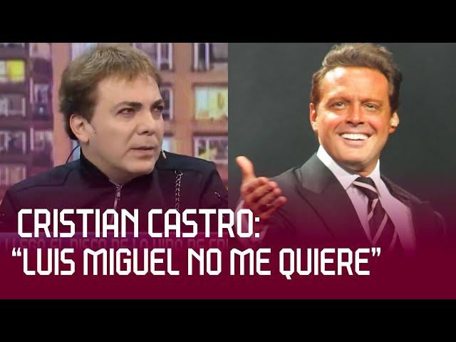 CRISTIAN CASTRO habló sobre LUIS MIGUEL: "No entiendo por qué..."