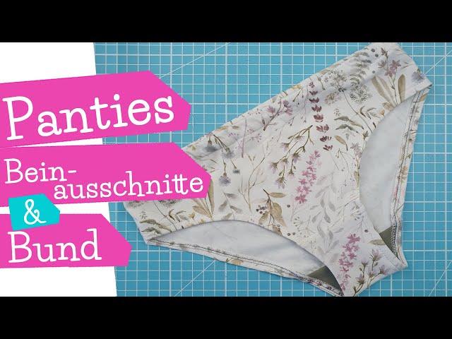 Panties nähen ohne Wäschegummi | Jersey Unterhose nähen | Panty nähen | DIY Nähanleitung | mommymade